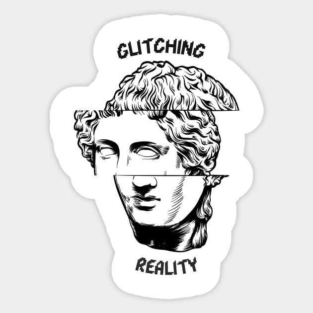 Glitching reality Sticker by Milon store